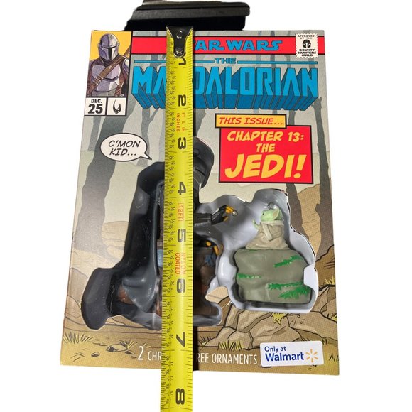 Hallmark Star Wars Mandalorian & Grogu 2pack Ornament Set Walmart Exclusive 2023 - Picture 13 of 13